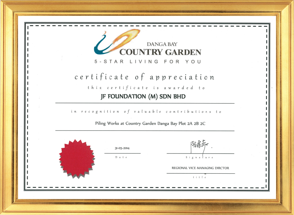Country Garden Danga Bay Certificate Plot 2